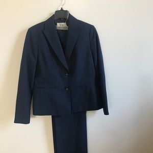 LE SUIT 2 Piece Pant Suit Navy Blue size 12